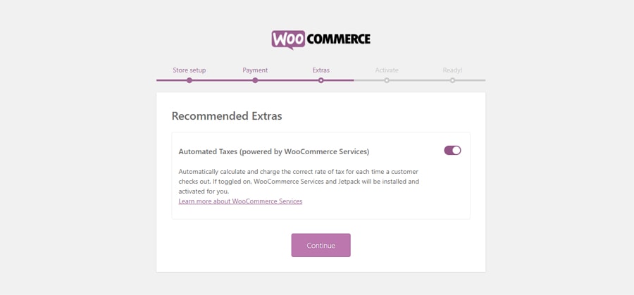 WooCommerce - мастер установки automated Taxes